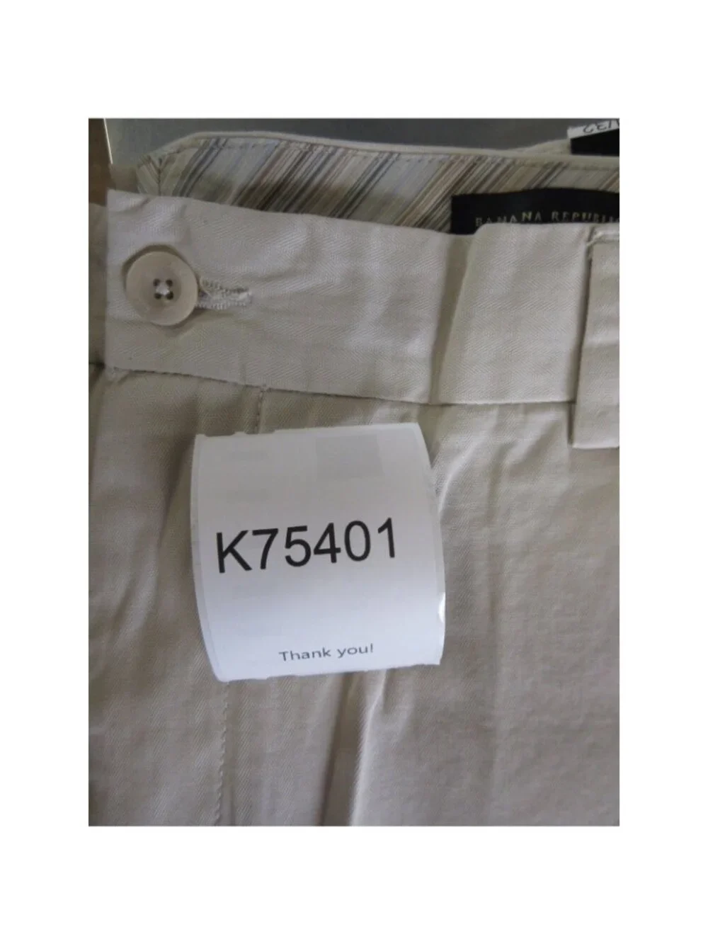 Banana Republic Pants 44X32 Chino Herringbone Heritage Baggy Y2K NEW